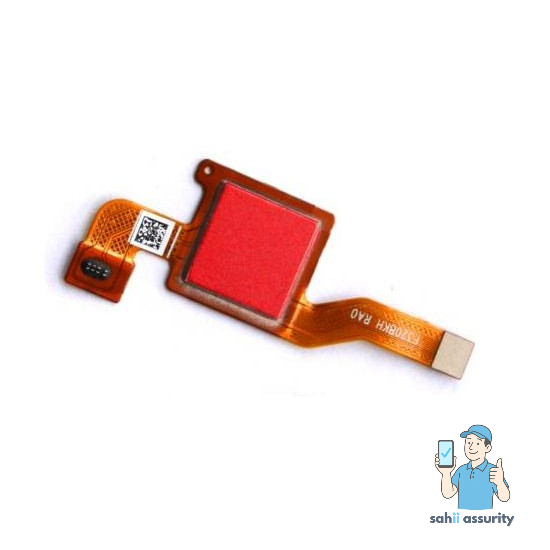 Fingerprint Sensor with Flex Cable for Xiaomi Redmi Note 5 Pro Red